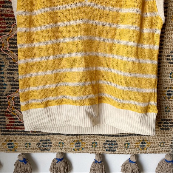 Zara Lightweight Striped Oversized Sweater Vest - Picture 3 of 7